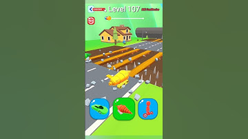 Shape-shifting Gameplay Master Level 107 Gameplay iOS,Android New Beamng drive #shorts #shortsfeed