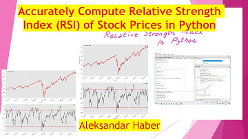 Accurately Compute Relative Strength Index (RSI) in Python