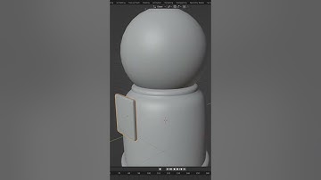 Making a Gumball Machine in Blender - 3D Modeling Timelapse - Part 2 #shorts