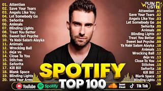 Maroon 5, Bruno Mars, Adele, Ed Sheeran, Dua Lipa, Rihanna, The Weeknd - Billboard Top 50 This Week