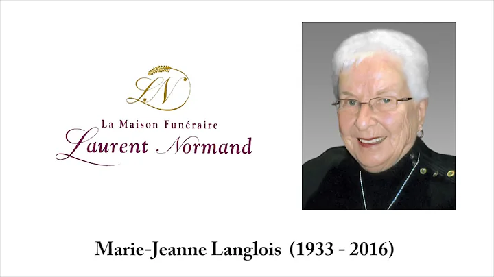 Marie Jeanne Langlois (1933 - 2016)