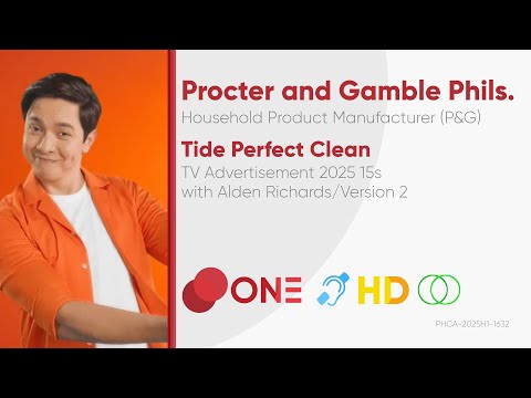 Tide Perfect Clean TV Ad 2025 15s With Alden Richards Philippines Version 2 CC HD ST