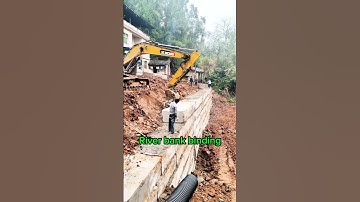 Why Concrete Blocks Are the BEST Way to Secure River Banks Fast! #shorts
