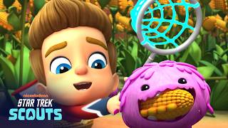 scouts go hunting corn eating aliens holodeck rescues 10