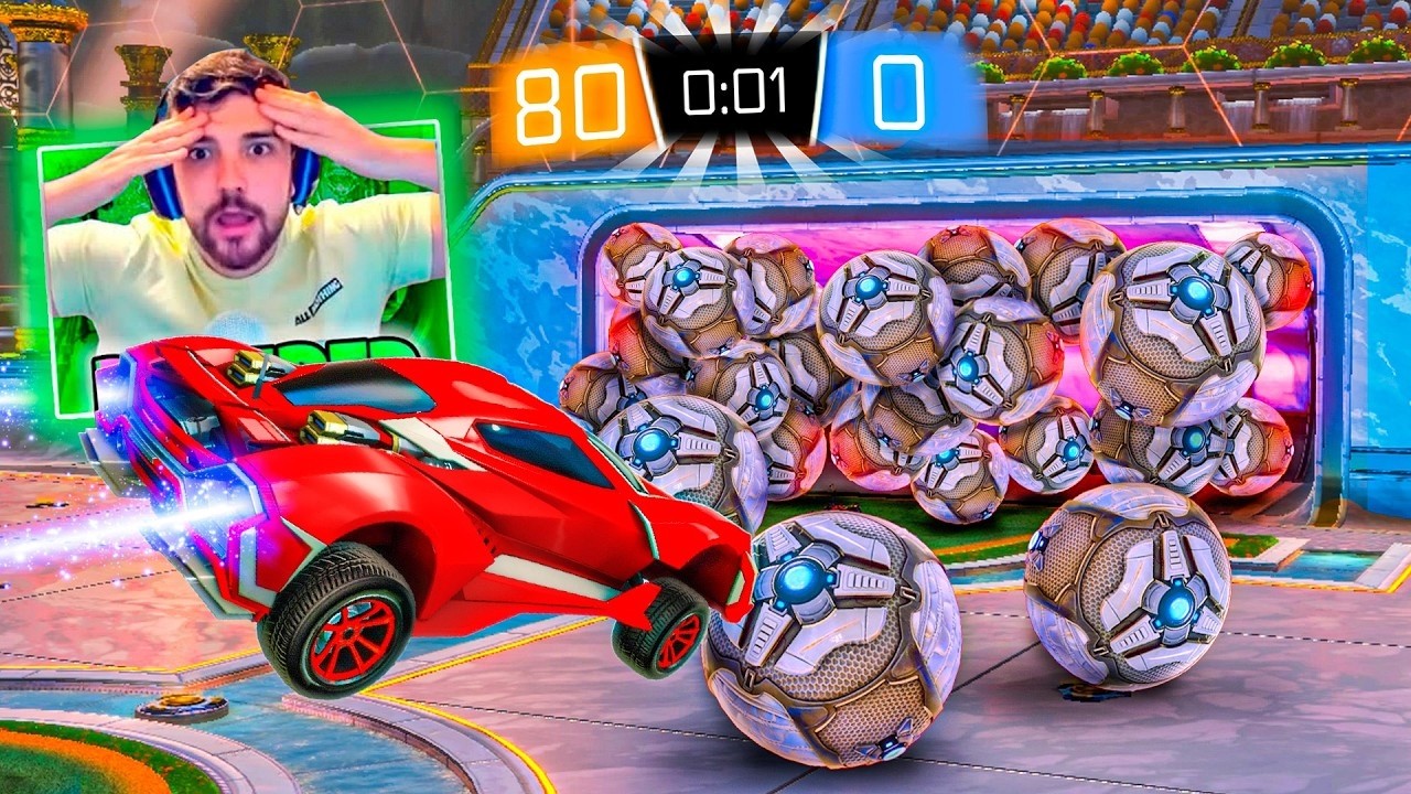 METO 80 GOLES! NO ENTIENDO NADA!! - ROCKET LEAGUE