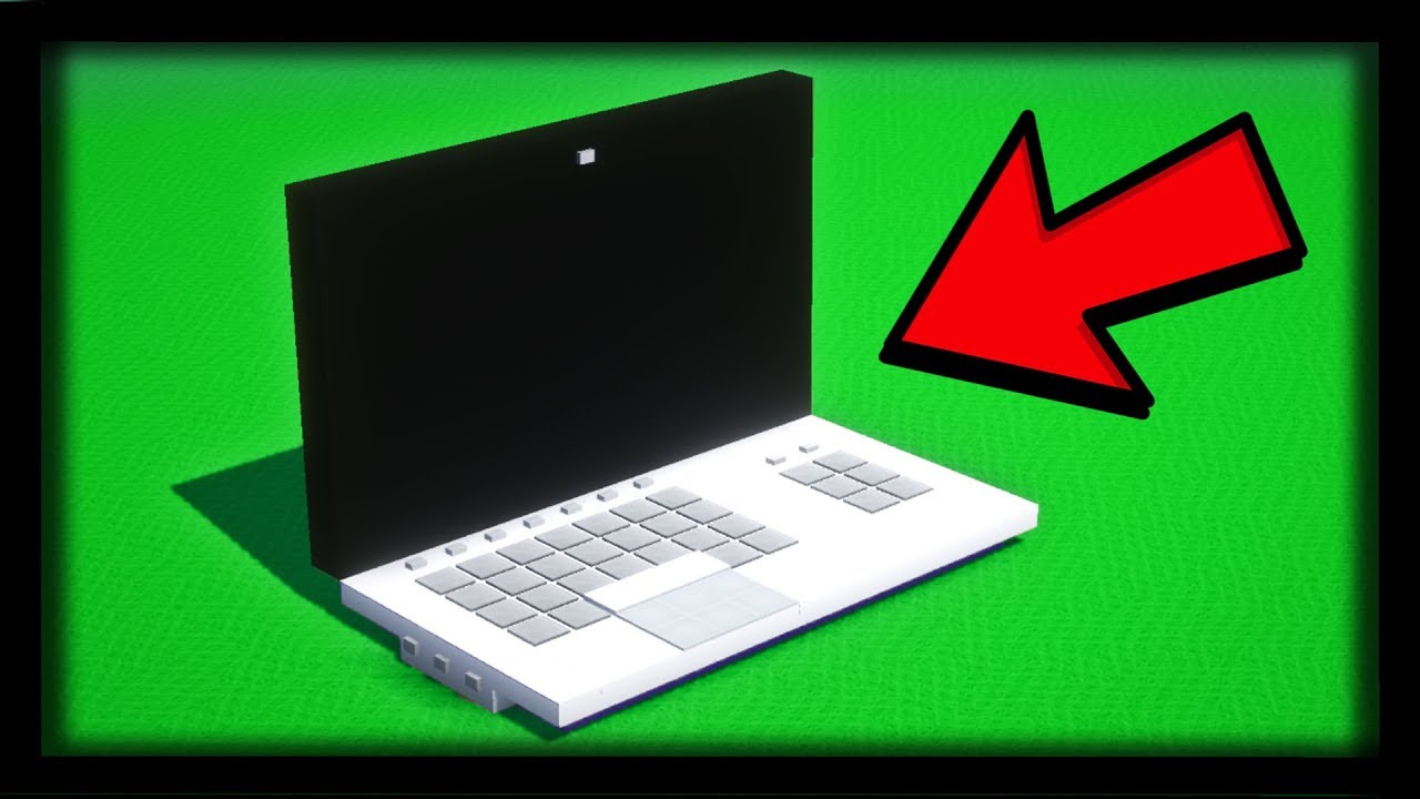 Comment CONSTRUIRE un ORDINATEUR PORTABLE ULTRA RÉALISTE DANS MINECRAFT