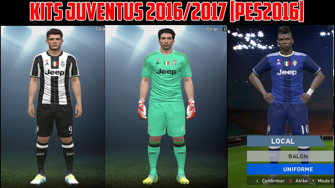Kits Juventus 20162017 Pes 2016