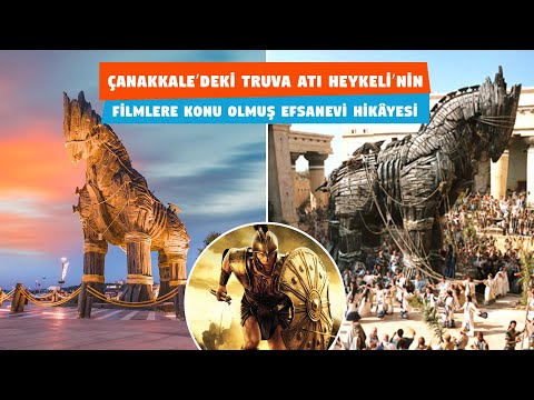 Truva Atı Heykeli, Ünlü Hollywood filmi Troy'dan Sonra Çanakkale Şehrine Hediye Edilmiş