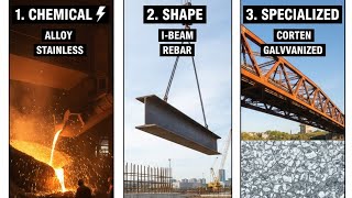 Steel and categories of steel construction technology, future of building, 