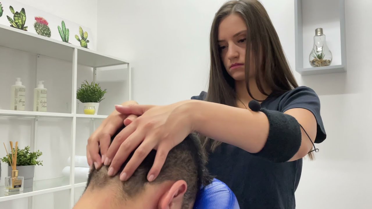 ASMR Massage - ASMR chair massage to relax and help you sleep