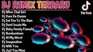 DJ REMIX TERBARU 2023 - DJ WHOS THAT GIRL - DJ DUM DE DUMM VIRAL DI TIKTOK - DJ FULL BASS