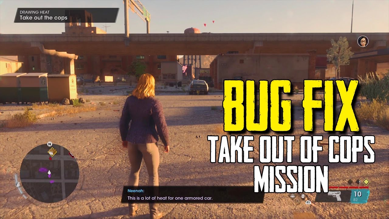 Saints Row | Take out of Cops | Drawing heat (Bug Fix)