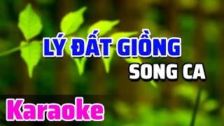 Video thumbnail of "Karaoke Lý Đất Giồng | Song Ca Mạnh Quỳnh - Phi Nhung | Beat Chuẩn Nhất"