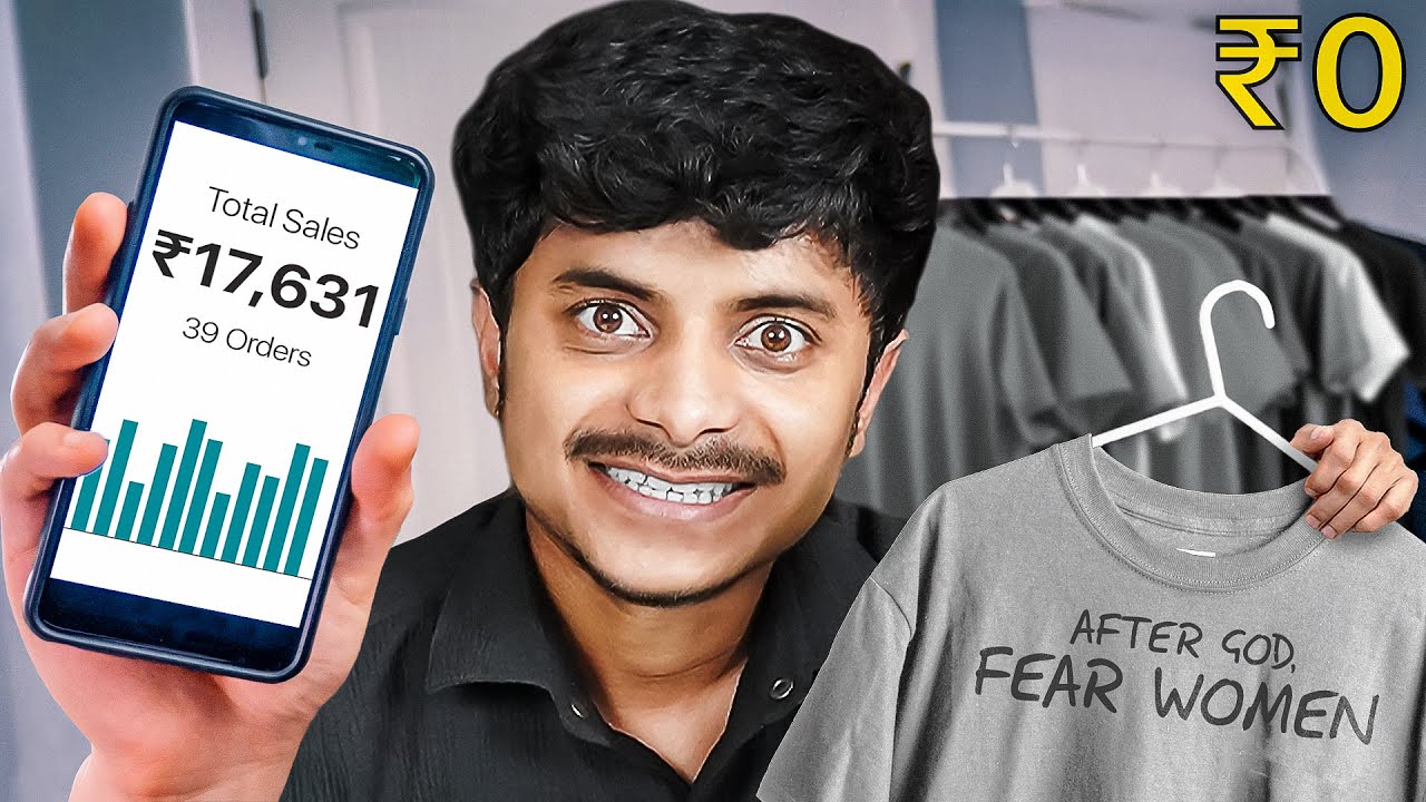 How To Start Print On Demand Business With No Money! - YouTube