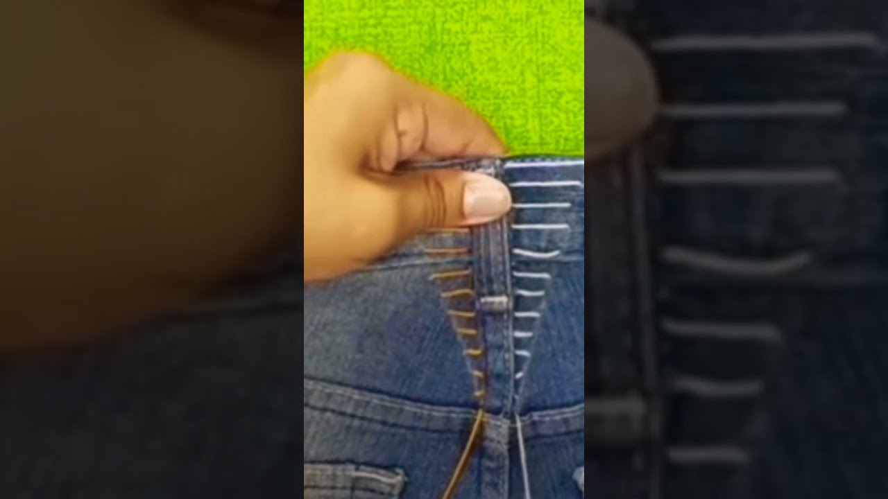 How To Adjust Jeans Waist