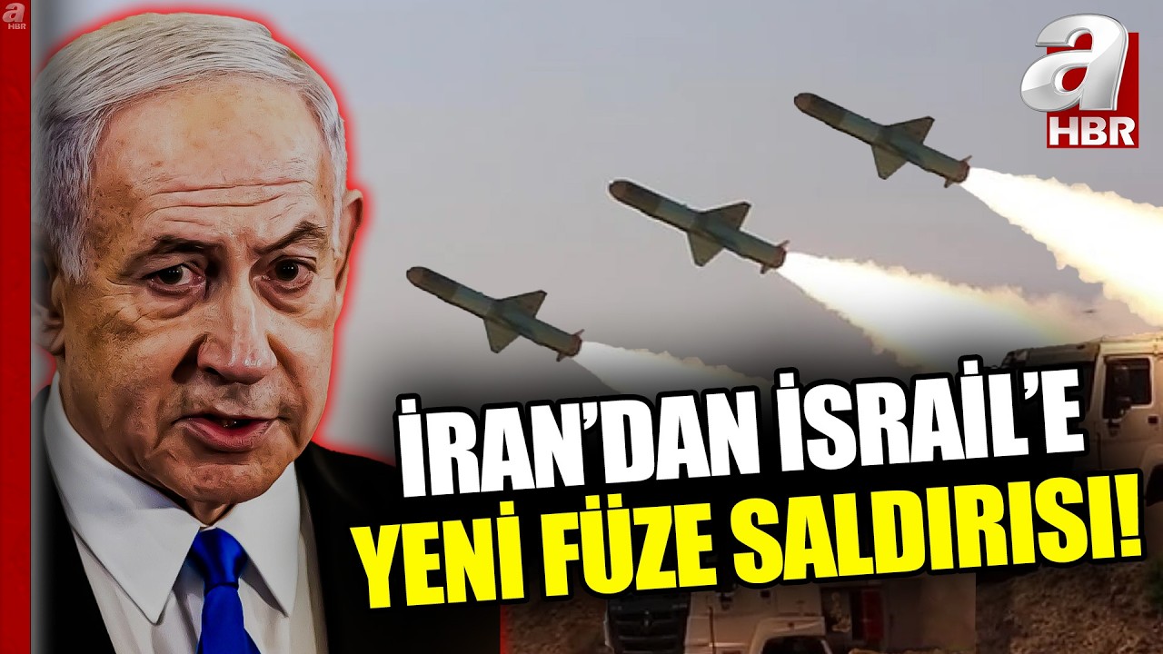 İran, İsrail'e Yeni Füze Saldırısı Başlattı! | A Haber