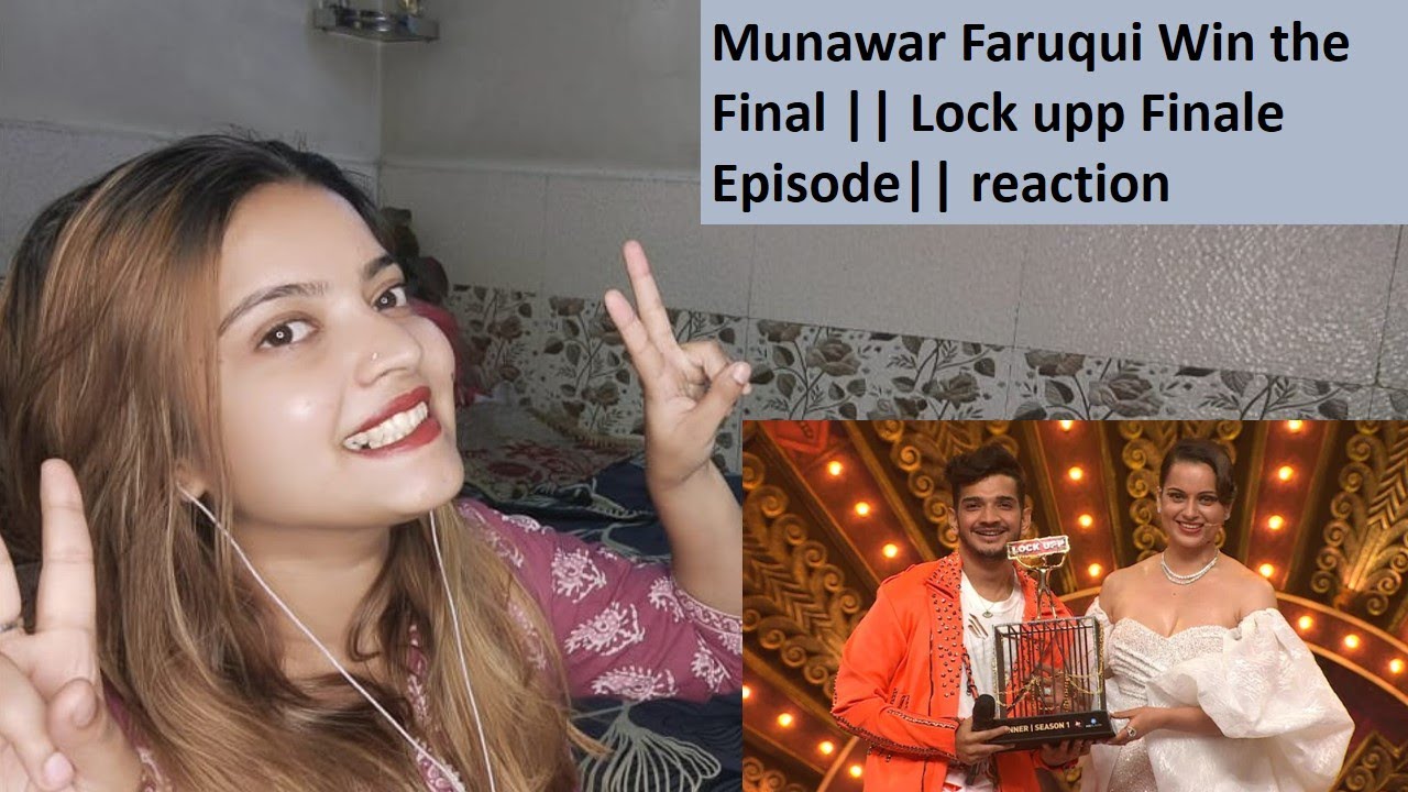 Munawar Faruqui Win the Final || Lock upp Finale Episode || REACTION