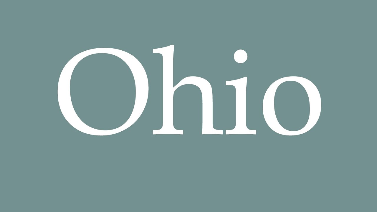How to Pronounce ''Ohio'' Correctly in French YouTube