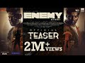 Enemy (Hindi) - Official Teaser | Vishal,Arya,Prakash Raj | Anand Shankar | Vinod | Thaman, Sam CS