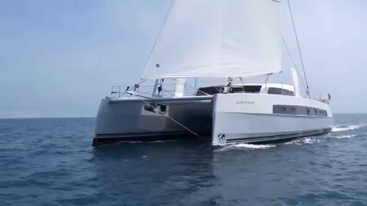 Catana 59 under sail - YouTube