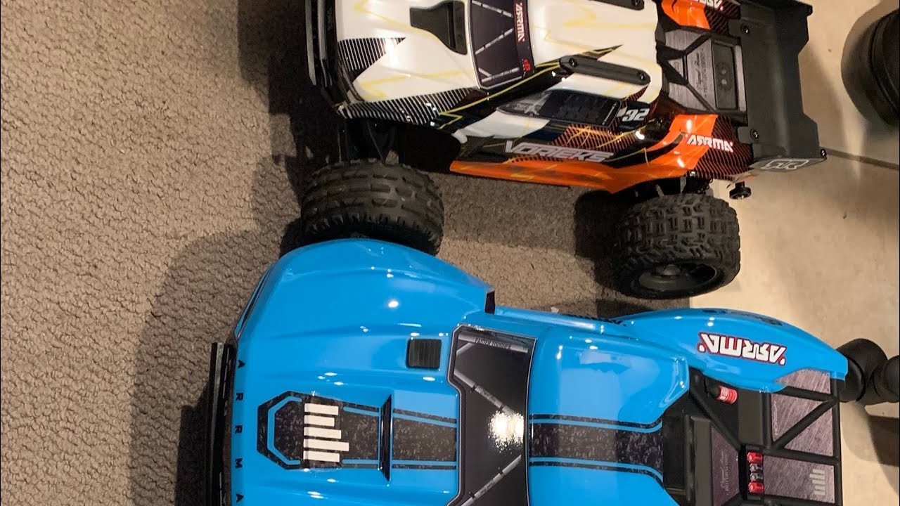 Arrma Fury and vorteks brushless upgrade testing.