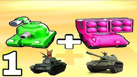 Merge Tank Run (Early Access) - Walkthrough Part 1 Levels 1-10 - Android ios Gameplay