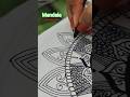 🌸Mandala design #art #easy #learning #tutorial #craft #drawing #painting #diy #ytshorts #trending