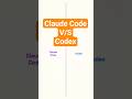 Claude Code vs Codex. Which Tool you are using? #claude #codex #aiagents #ai