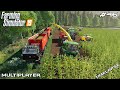 Filling 2 BGA's with corn silage | Stappenbach 2020 | Multiplayer Farming Simulator 19 | Episode 46