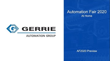 AF2020 Preview | Automation Fair 2020 | Gerrie RA Group