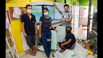 ต๊ะ วัชรพล - งาน Overflow Full Services ตู้ปลา 60 24 30 กรองล่าง 48 พร้อมจบลงปลามังกร & เพื่อน Set 1