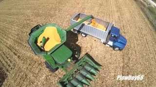 Hatch Farms Harvesting Corn in Iowa 2015