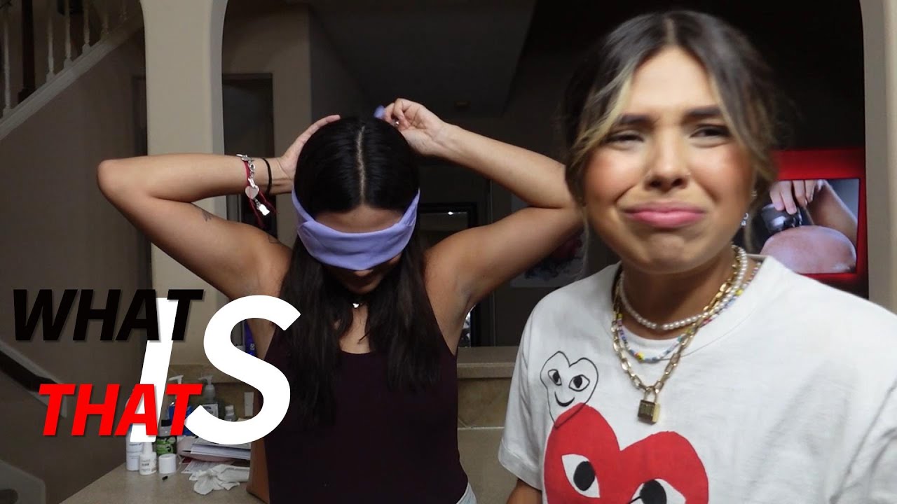 PUT RAW EGG IN HER MOUTH ( BLIND TEST )