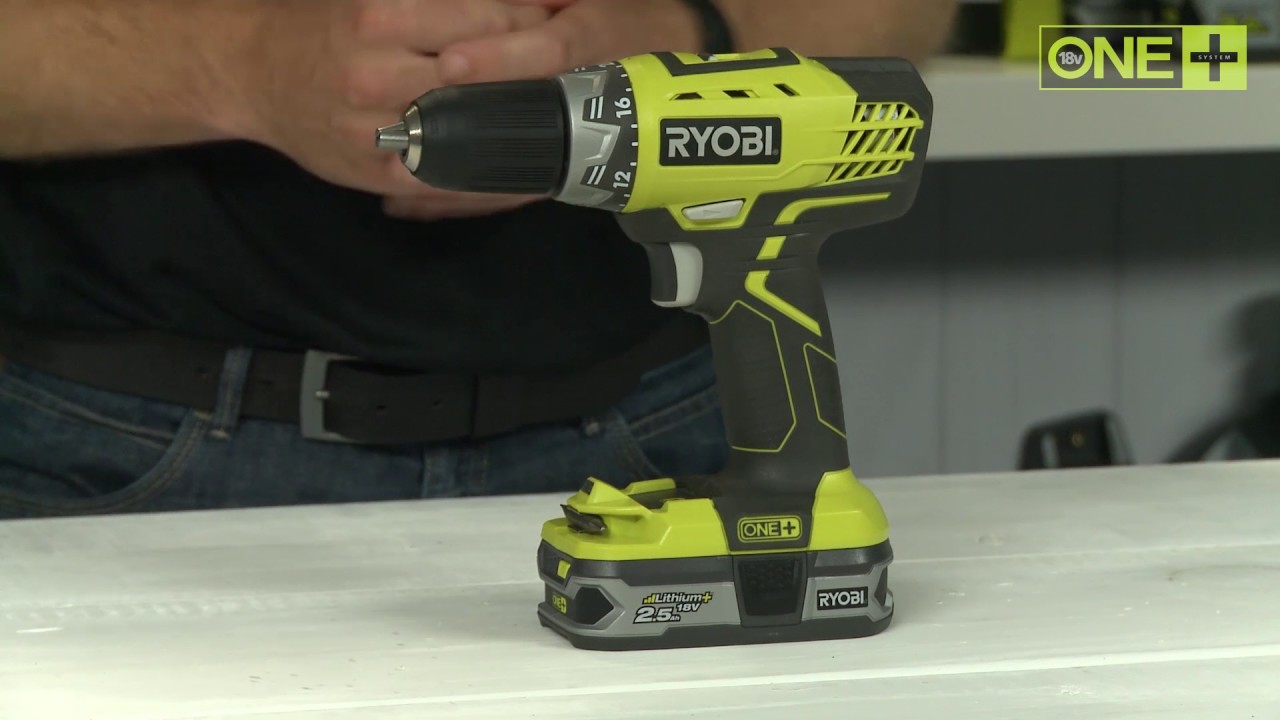 RYOBI Perceuse-visseuse sans fil 18V 50Nm Mandrin 13mm + 1