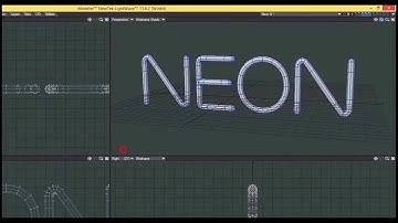 Create Neon text in Lightwave