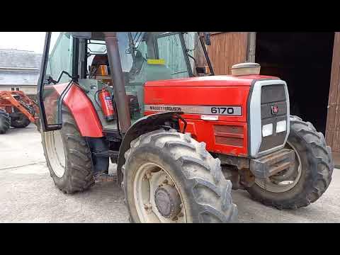 Massey Ferguson 6170 6 cylinder sound - YouTube