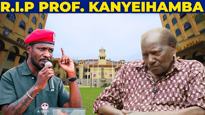 AFUDDE ABIMUGAMBYE-BOBI WINE MESSAGE PROFESSOR KANYEIHAMBA GYEYAMUWA AFUDDE ETUUSE-RECAP VIDEO-2022