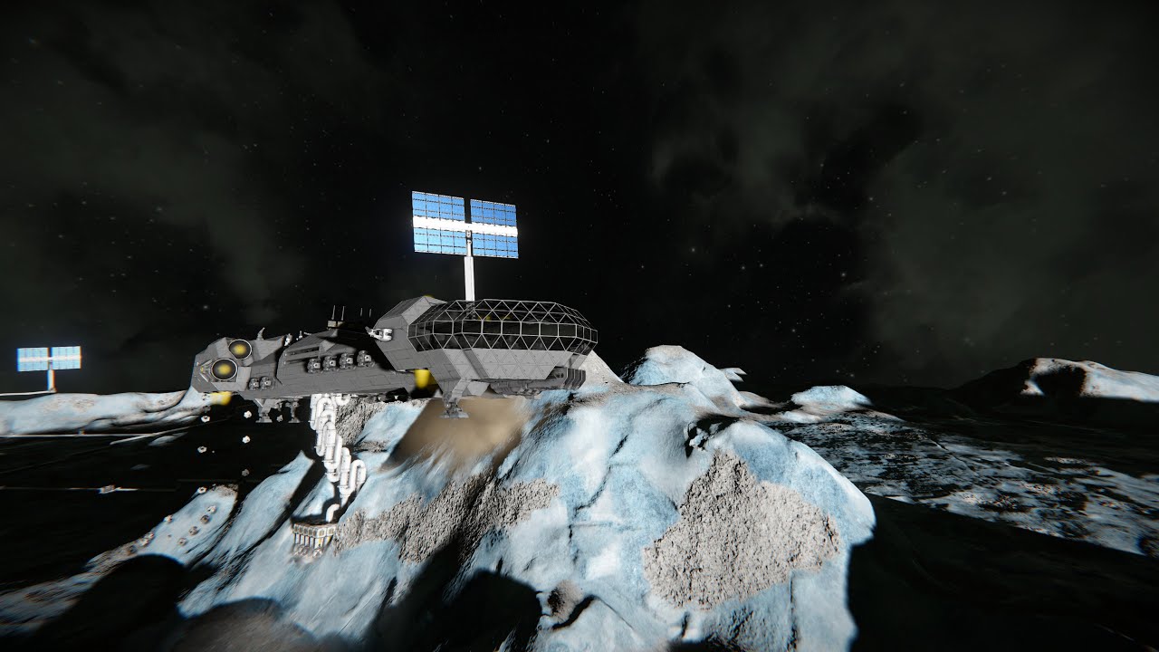 Season 2 Episode 16 Space Engineers Taking the new ship out and check ...
