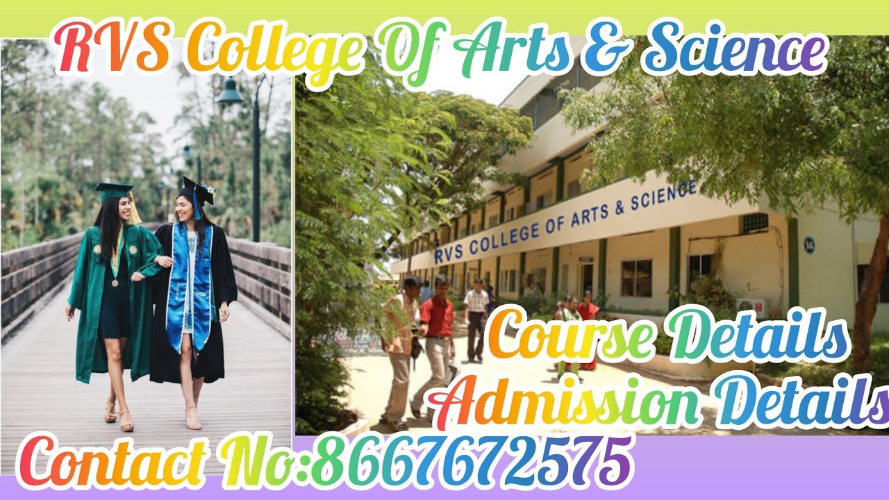 RVS College Of Arts & Science Full Review In Tamil Course|Facilities ...