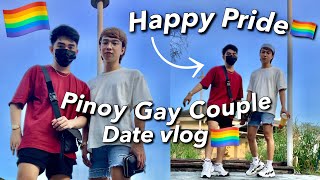 Pinoy Gay Couple Date Vlog🏳️‍🌈 ( Happy Pride🌈) JU WELS