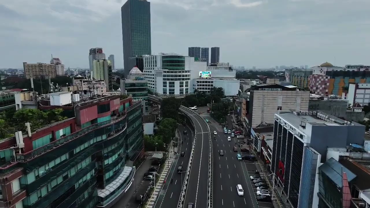 Dji Neo2 shoot, Jakarta is beautiful if there are no traffic jams