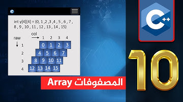 كورس لغة البرمجة ++C | المحاضرة 10 | المصفوفات Arrays