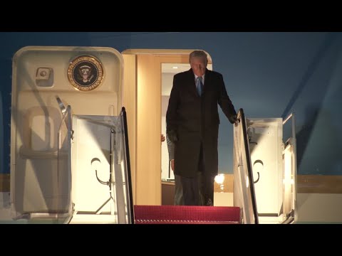 , RAW VIDEO: Donald Trump arrives at Joint Base Andrews after Florida trip