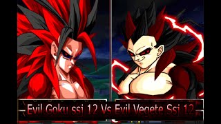 Batalla De Teams: Evil Goku Super Saiyajin 12 VS Evil Vegeta Super Saiyajin 12 - DBZ tenkaichi 3