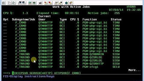 IBM i Apache HTTP Instances