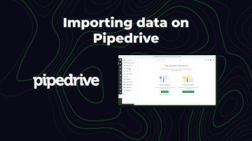 Importing data on Pipedrive