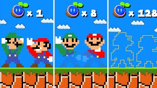 Mario but every Seed makes Mario and Luigi INVISIBLE!