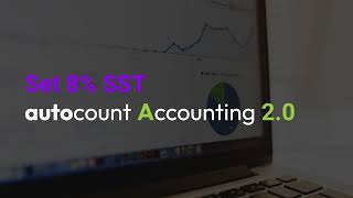Autocount Accounting 2 0 - How To Set 8% Sst Sales Service Tax