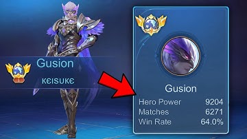 NO EDIT! TOP GLOBAL GUSION NEW META BUILD AND EMBLEM FULL TUTORIAL!! (must try)