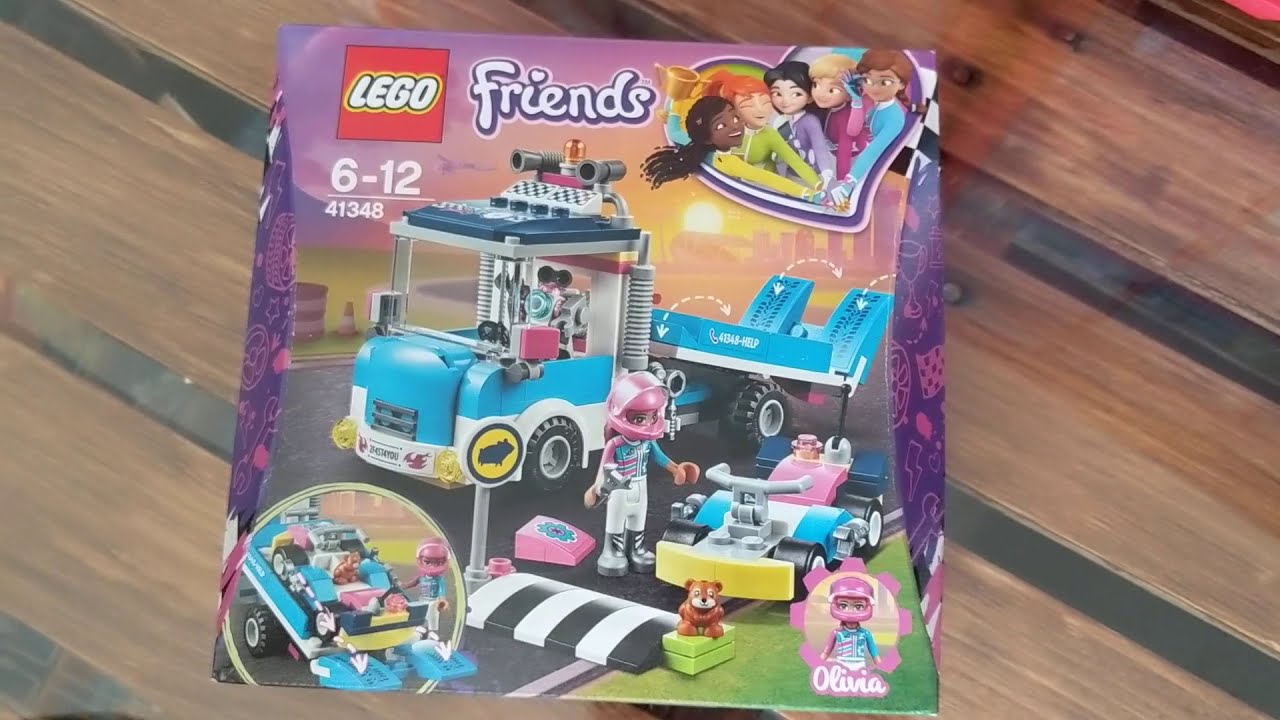 Обзор конструктора LEGO Friends Грузовик техобслуживания (41348) из Rozetka